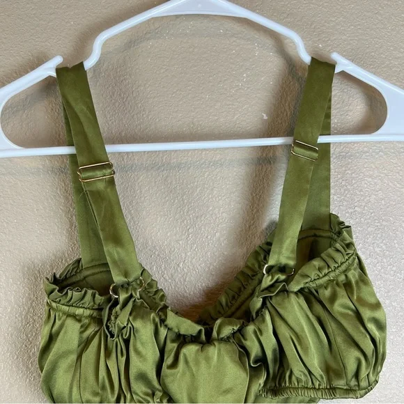 Nicholas Tracy silk crop top and shorts set - Picture 8 of 16